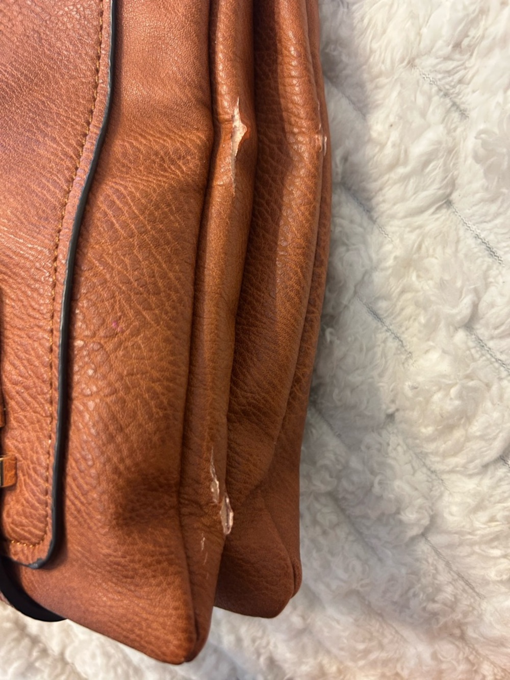 Michael Kors Brown Bag  with Gold MK Emblem - Picture 8 of 8